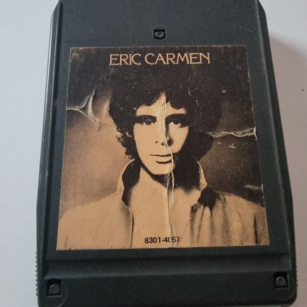 Vintage Arista Eric Carmen 8 Track Tape Album 83014057 Black Cartridge